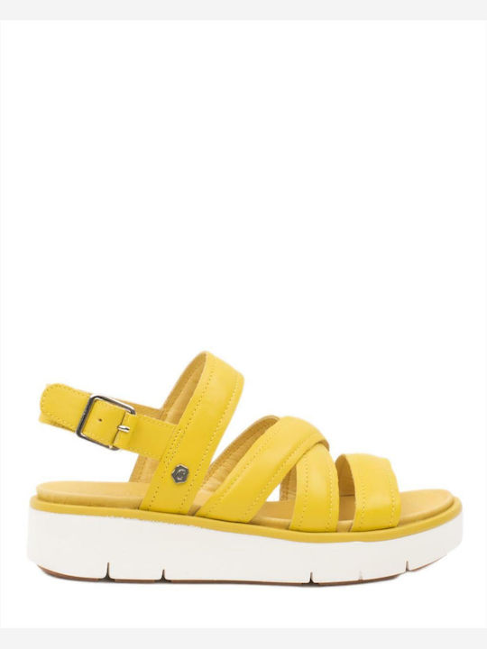 Carmela Footwear Summer Women's Yellow Platforms