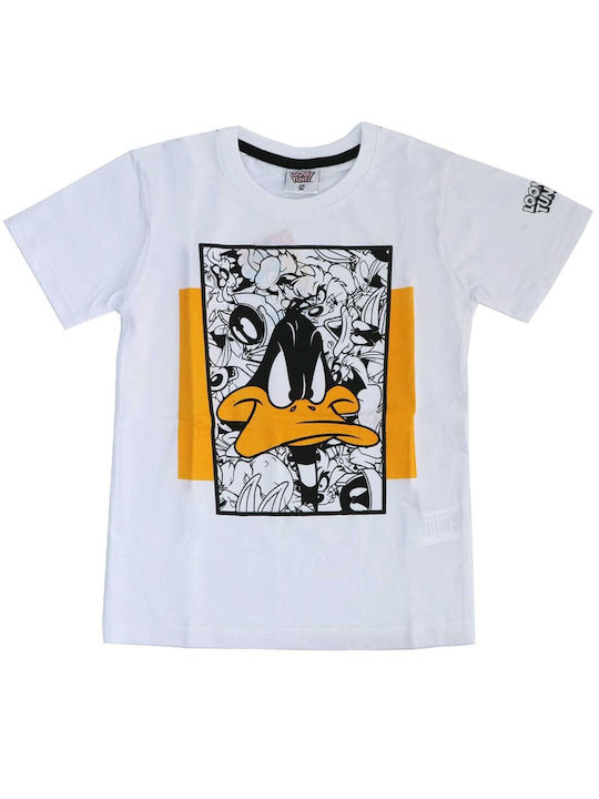 Warner Bros Παιδικό T-shirt Λευκό Looney Tunes Wb