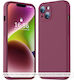 Techsuit SoftFlex Back Cover Silicone Plum Red ...