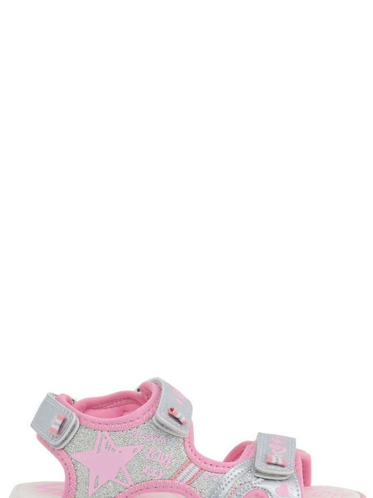 Shone Shoe Sandals Silver - Pink