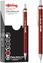 Rotring Tikky Retro 0.7mm Red Mechanical Pencil 3026982026316 Rotring Tikky Retro 0.7mm Red Mechanical Pencil 3026982026316