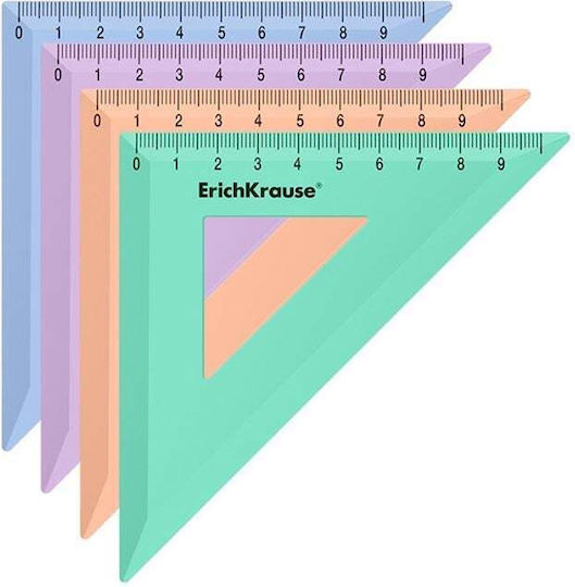 Erich Krause Τριγωνο 9cm Pastel Bloom Ass 61842