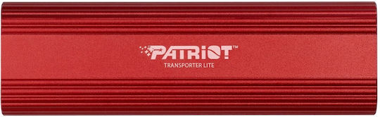 Patriot Transporter Lite USB-C External SSD 512GB Red