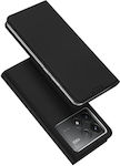 Dux Ducis Buchen Sie Synthetisch / Synthetisches Leder / Silikon Schwarz (Xiaomi Poco F6 Pro 5G)