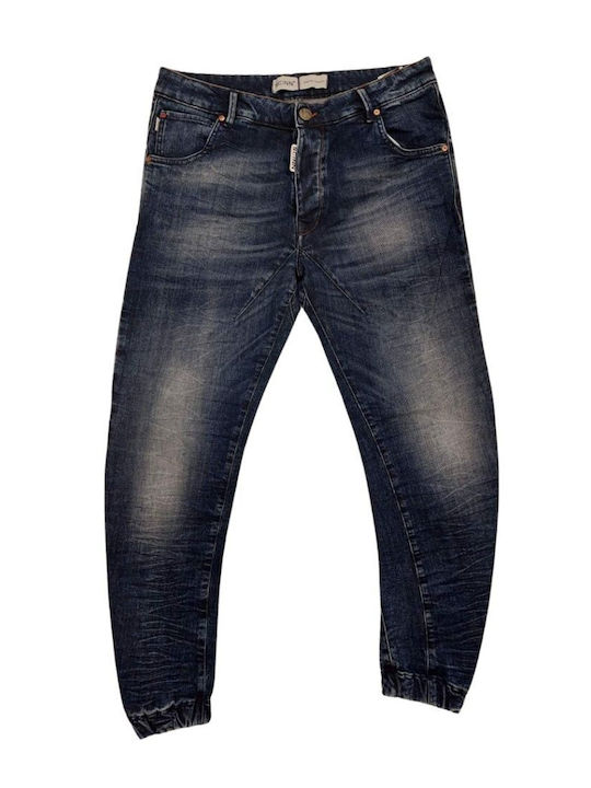 Leon Pantaloni Jeans pentru Bărbați Blue