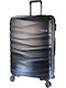 Stelxis Medium Hard Black Suitcase With 4 Wheels Height 67cm