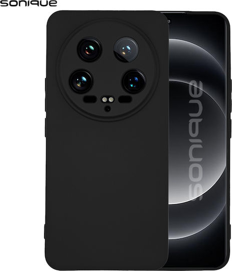 Sonique Back Cover Silicon / Tesatura Negru (Xiaomi 14 Ultra)