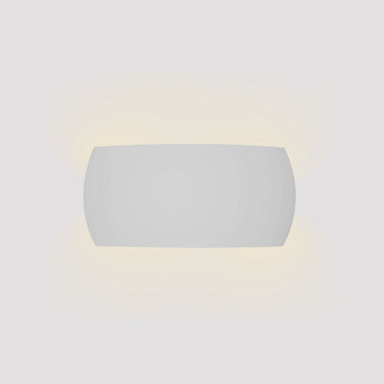 Inlight Lamp Wall with Socket E14 White 31x15x9.5cm