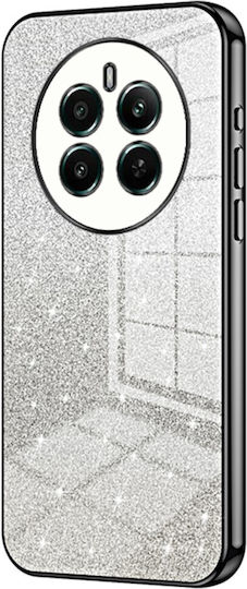 Umschlag Rückseite Silikon Schwarz (Realme 12+)
