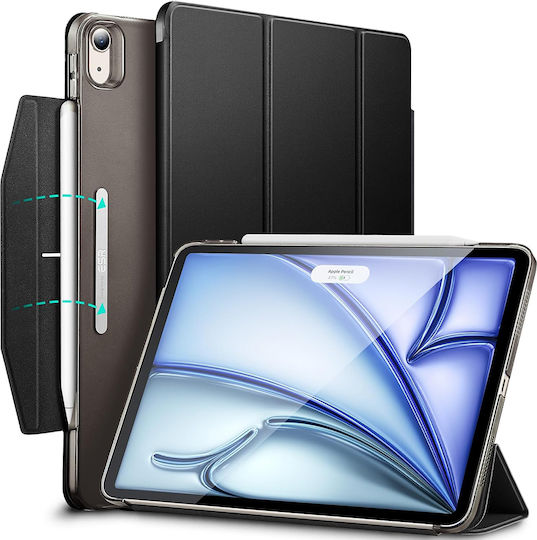 ESR Флип капак Черен (iPad Air 13" 2024/2025/2026)