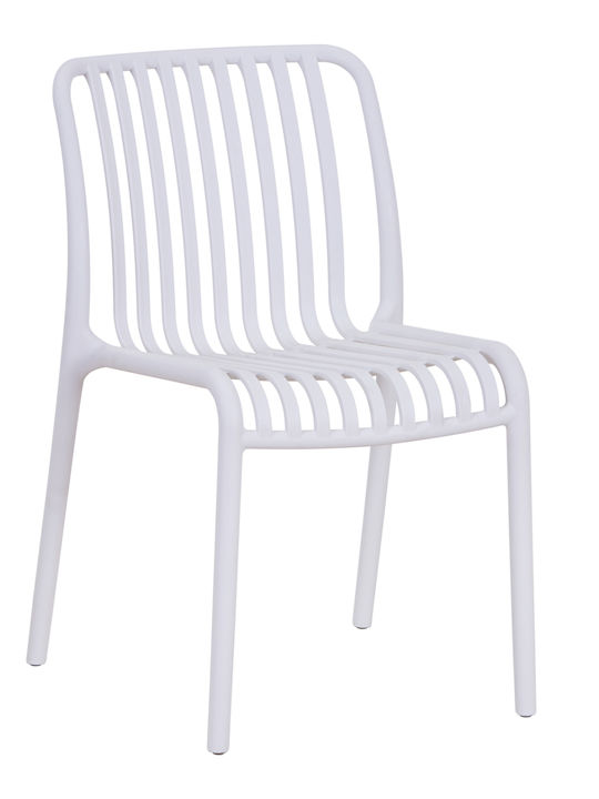 Catering-Stuhl Polypropylen White 48x44x79εκ.