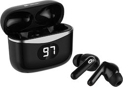 Tracer T5 In-ear Bluetooth Handsfree Căști cu husă de încărcare Negră