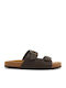 Leder Herrensandalen Java Brown