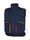 Delta Plus Men's Safety Vest Blue