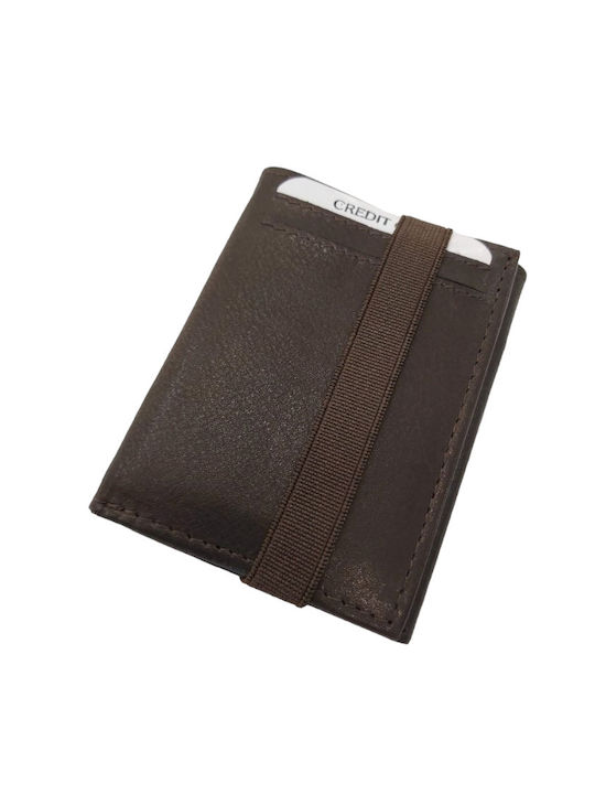 G.M Men's Leather Wallet Brown