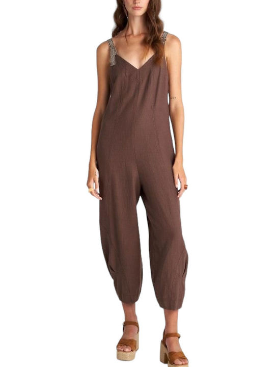 Attrattivo Women's One-piece Suit CHOCOLATE