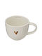 Becher Keramik Weiß 480ml
