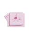 O Kosmos tou Morou Baby Sheets Set Crib Cotton Pink Gray 120x180cm