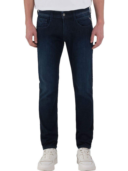 Anbass Men's Jeans Pants with Slim Fit Navy