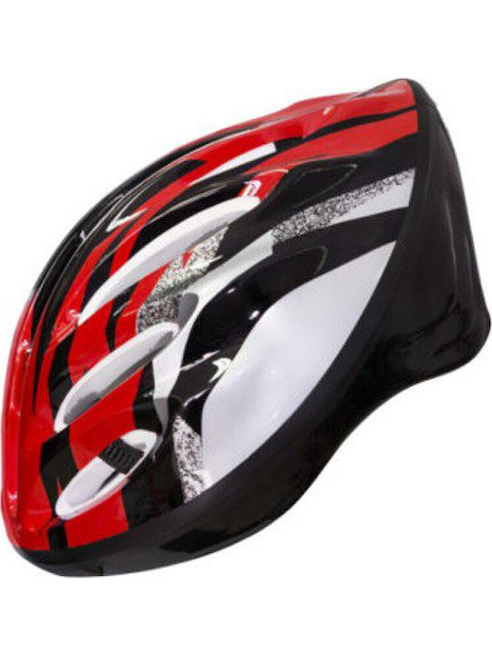 Kinderfahrrad- / Rollerhelme Fahrrad / Scooter City Rot mit integrierter LED-Lampe