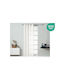 Easy Home Mandolin White Curtain with Grommets 140x260cm