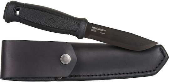 Morakniv Garberg BlackBlade Leather Sheath Knife Black in Leather Case