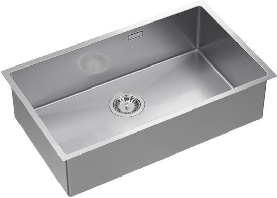 Quadron Drop-In Мивка Inox Четкан Ш74xД44см Сребрист