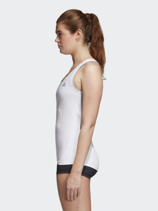 Adidas Γυναικεία Αθλητική Μπλούζα White