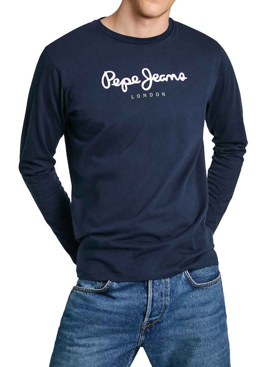 Pepe Jeans Eggo Herren Langarmshirt Blau