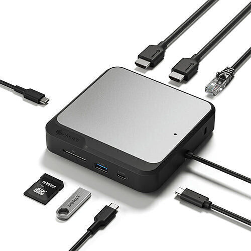Alogic USB-C Docking Station με HDMI 4K PD Ethernet και σύνδεση 2 Οθονών Μαύρο (DUCH2)