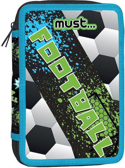 Must Team Must Dreifach Gefülltes Federmäppchen 12x6x19,5 cm Fußball #585740