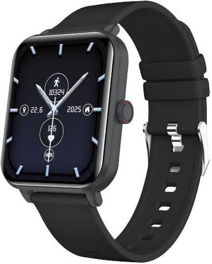 MyPhone Classic 2 Smartwatch με Παλμογράφο (Μαύρο)