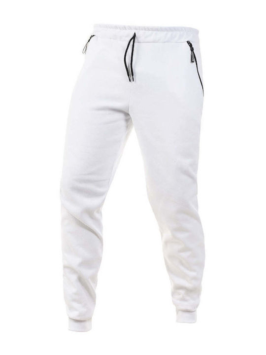 MBLK Pantaloni de trening Alb