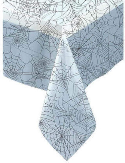 Unique Party Tablecover Halloween Plastic 274x137cm Transparent U51000
