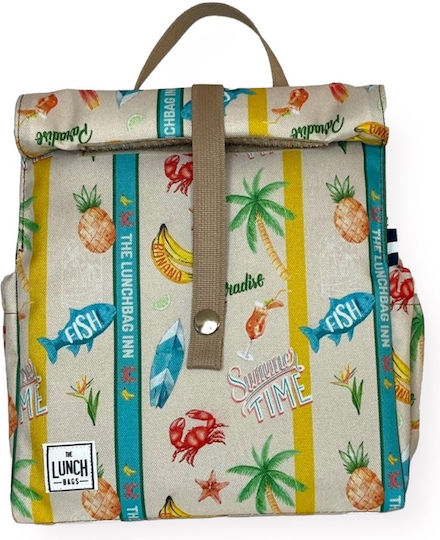 The Lunch Bags Σχολικό Ισοθερμικό Τσαντάκι Φαγητού Χειρός 5lt Πολύχρωμο 21x16x24cm