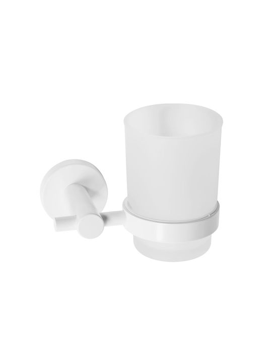 Tutumi Wall-mounted Cup Holder White