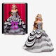 Mattel 65th Anniversary Collectible Doll Păpușă cu păr blond și rochie alb-negru