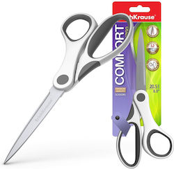 Scissors Erichkrause Comfort 20.5cm Gray White 48159