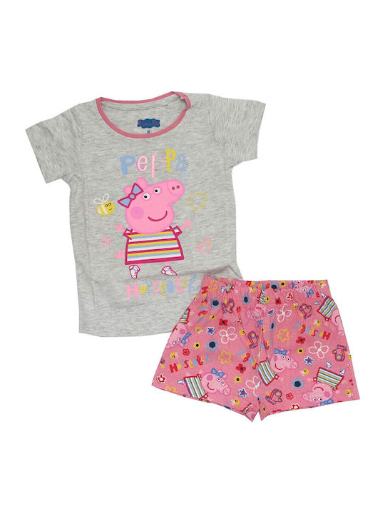 Peppa Pig Kinder Schlafanzug Sommerlich Baumwol...