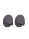TnS Wall Hanger Plastic Black 2 Pieces