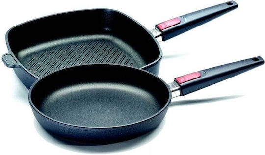 Woll Pans Set Cast Aluminum with Non-stick Coating 2 Pieces