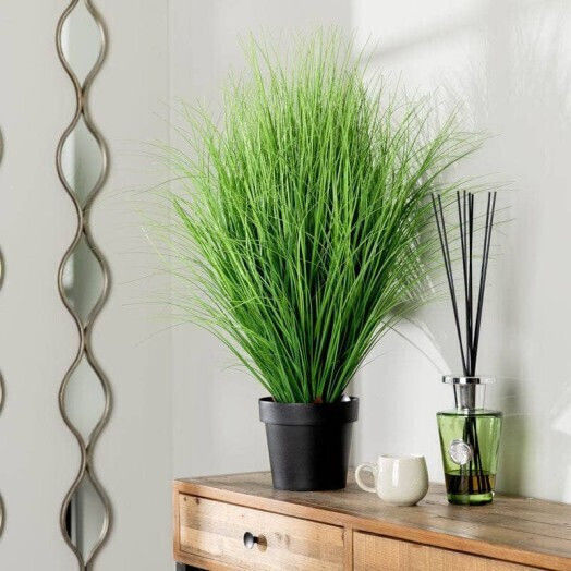 Изкуствено растение в саксия Трева Green 70см Gardin