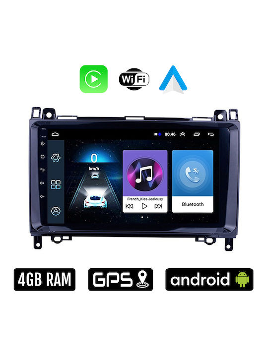 Автомобилна Аудио Система (Блутут/USB/WiFi/GPS/Apple-Carplay/Android-Auto) с Тъчскрийн 9"
