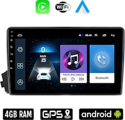 Car-Audiosystem für Ssangyong Actyon / Kyron 2006-2015 (Bluetooth/USB/WiFi/GPS/Apple-Carplay/Android-Auto) mit Touchscreen 9"