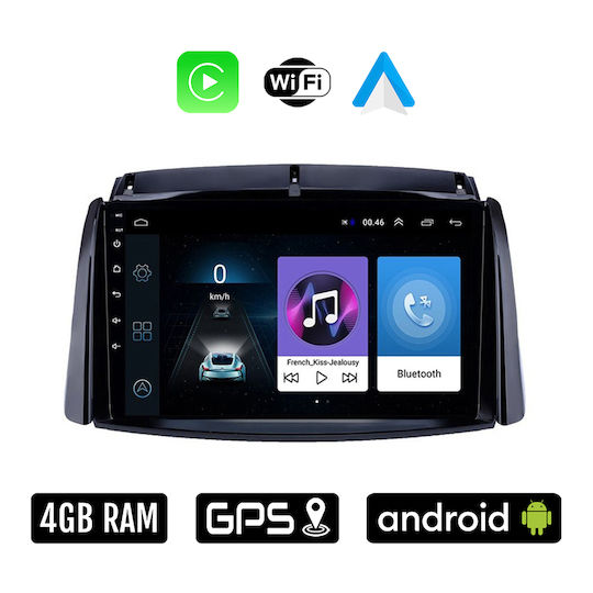 Auto-Audiosystem für Renault Koleos 2006-2017 (Bluetooth/USB/WiFi/GPS/Apple-Carplay/Android-Auto) mit Touchscreen 9"