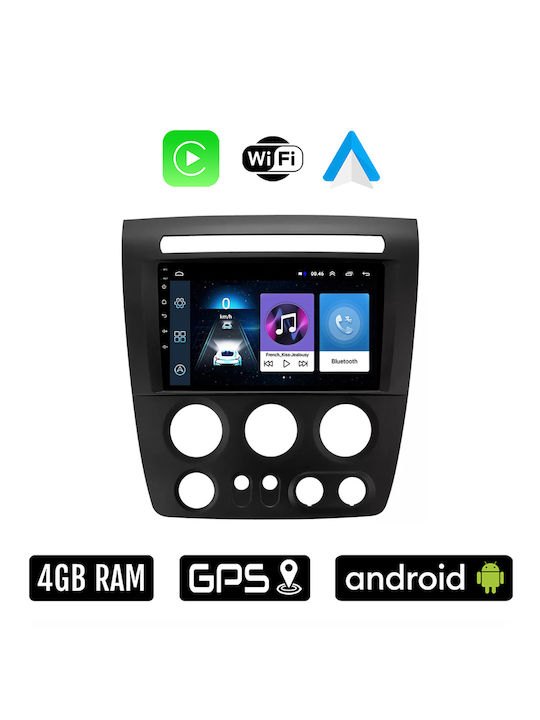 Ηχοσύστημα Αυτοκινήτου Hummer H3 2005-2009 (Bluetooth/USB/WiFi/GPS/Apple-Carplay/Android-Auto) με Οθόνη Αφής 9"