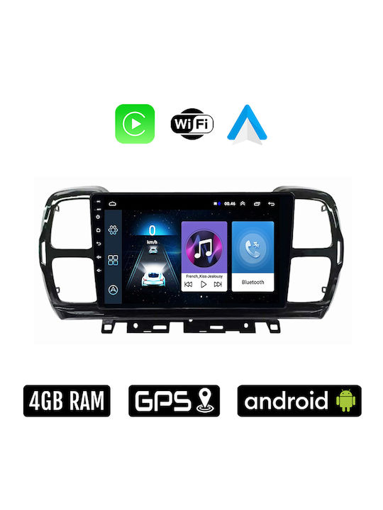 Car Audio System for Citroen C5 Aircross 2017 - 2021 (Bluetooth/USB/WiFi/GPS/Apple-Carplay/Android-Auto) with Touch Screen 9"