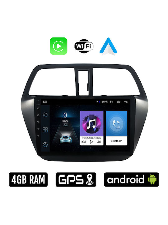 Ηχοσύστημα Αυτοκινήτου για Suzuki SX4 S-Cross 2014 (Bluetooth/USB/WiFi/GPS/Apple-Carplay/Android-Auto) με Οθόνη Αφής 9"