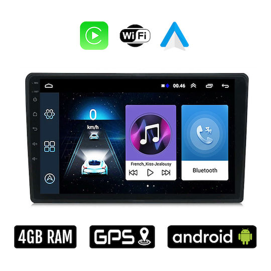 Auto-Audiosystem für Citroen C4 / DS4 2018 (Bluetooth/USB/WiFi/GPS/Apple-Carplay/Android-Auto) mit Touchscreen 10"