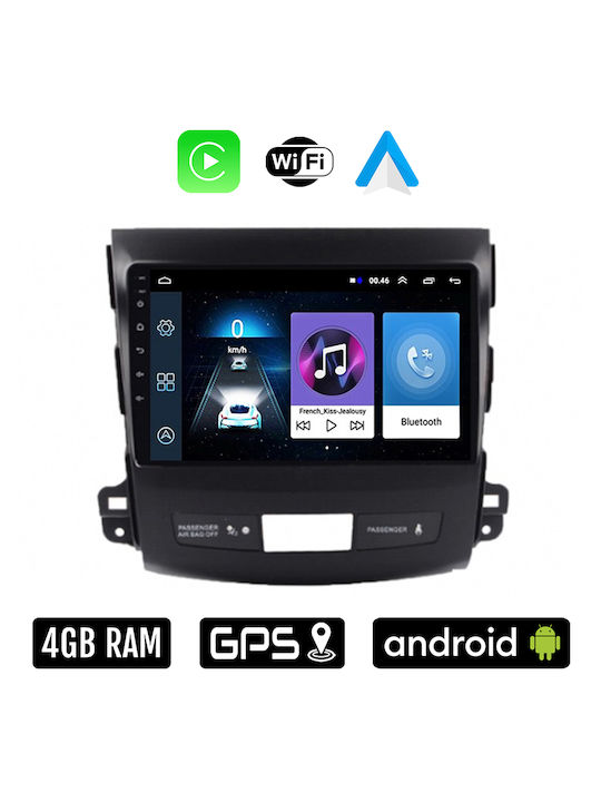 Ηχοσύστημα Αυτοκινήτου για Citroen C-Crosser 2007 (Bluetooth/USB/WiFi/GPS/Apple-Carplay/Android-Auto) με Οθόνη Αφής 9"